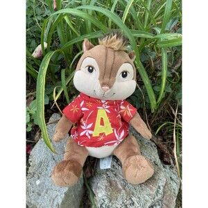 Build A Bear Alvin & The Chipmunks Chipwrecked Plush 13in Hawaiian Shirt Retired